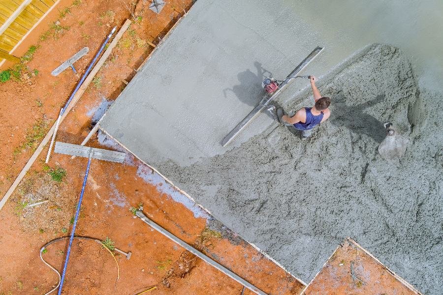 how much to pour a concrete slab for a shed